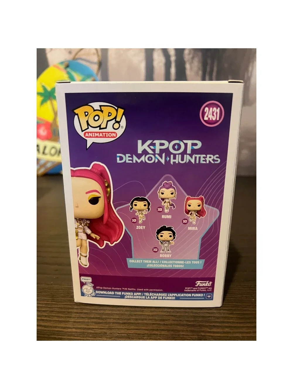 Mira What It Sounds Like K-Pop Demon Hunters Funko Pop #2431 Huntr/X Animation